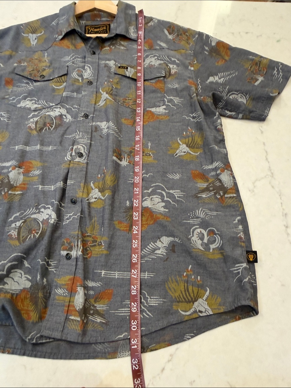 Howler Bros H Bar B Snapshirt - Caracara Country Size XL - Picture 9 of 10